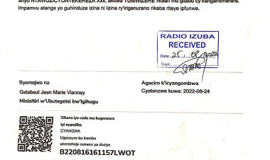 ITANGAZO RYO GUHINDUZA IZINA