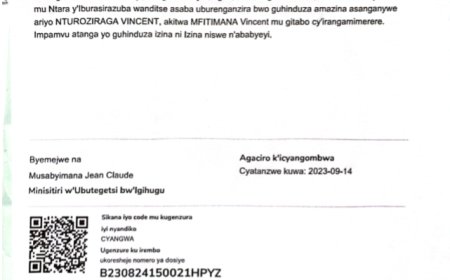 ITANGAZO RYO GUHINDUZA AMAZINA