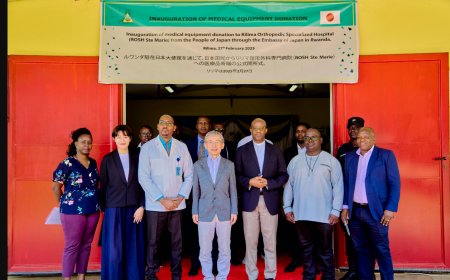 Bugesera :Ibitaro bya Rilima byishimiye inkunga byagenewe n'Ubuyapani