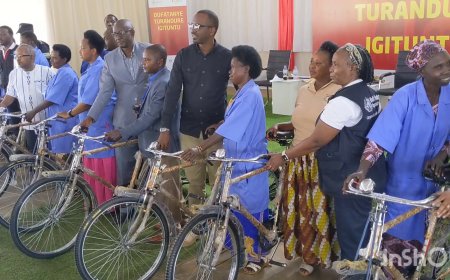 Kayonza :Guha amagare abajyanama b'ubuzima bizavana aka karere ku mwanya wa nyuma