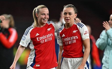 Ubwongereza  :Arsenal y’abagore yakatishije itike ya ½ cya Uefa Champions League