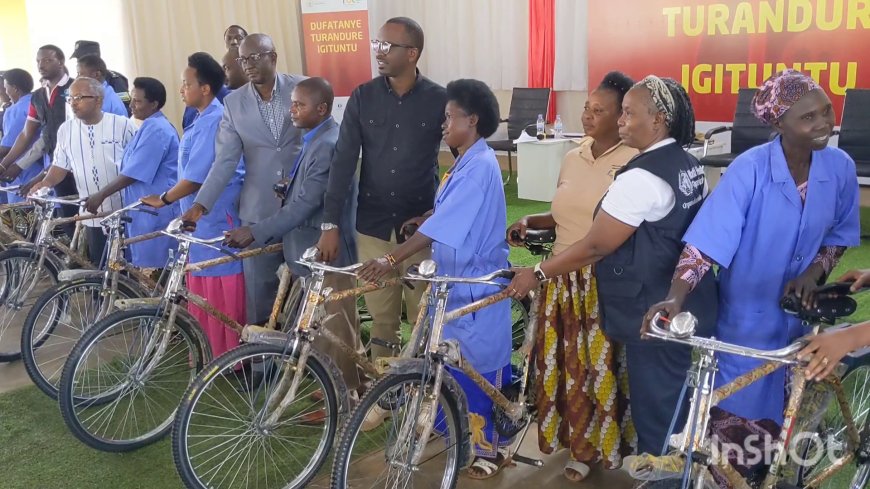 Kayonza :Guha amagare abajyanama b'ubuzima bizavana aka karere ku mwanya wa nyuma