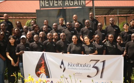 Gatsibo: Abize muri Koreya y'Epfo basuye urwibutso rwa Kiziguro