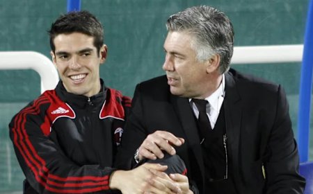 Kaka ashobora kungiriza Carlo Ancelotti mu ikipe ya Brazil itari mu bihe byiza