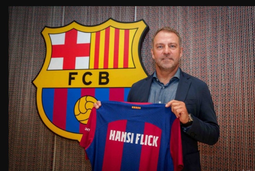 Espagne: Umutoza Hansi Flick agiye kongera amasezerano mu ikipe ya  FC Barcelone