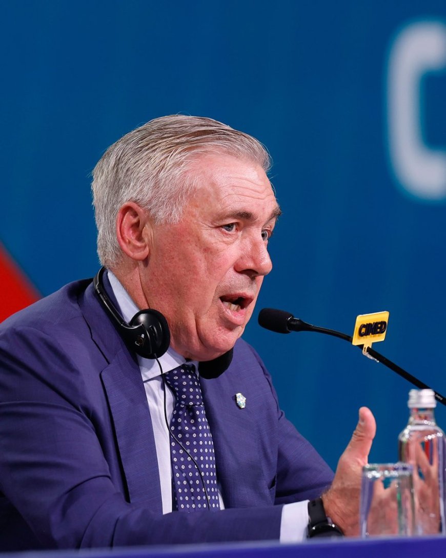 Carlo Ancelotti ugiye gutoza ikipe ya Brazil mu gikombe cy’Isi cya 2026 yakiriwe