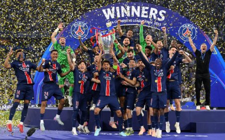 Ubufaransa: Paris Saint-Germain yegukanye UEFA Champions League bwa mbere mu mateka yayo