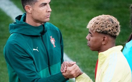 Cristiano Ronaldo yasabye itangazamakuru kudashyira igitutu kuri Lamine Yamal