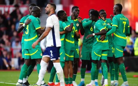 Senegal yaraye ibaye ikipe ya mbere yo muri Afurika itsinze u Bwongereza