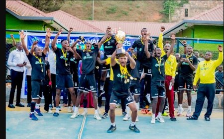 Ikipe ya APR Hand ball Club yatwaye igikombe cya Shampiyona
