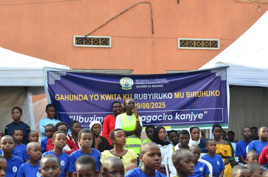 Musanze: Urubyiruko ruri mu biruhuko rugaragaza ko guhurizwa hamwe bizabafasha kudatatana