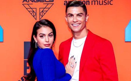 Cristiano Ronaldo yambitse impeta  Georgina Rodríguez