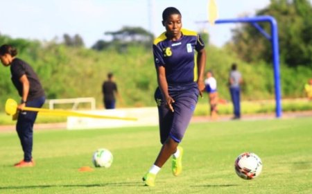 Mpanja Housna Ayoub wakiniraga Geita Queens muri Tanzania yaguzwe na Rayon Sport WFC.