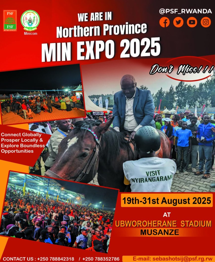 Musanze nk'umugi mukuru w'ubukerarugendo hagiye kubera Imurikagurisha ryitezweho gusiga ibyishimo bidasanzwe