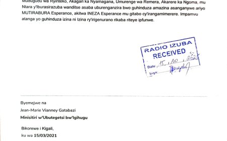 ITANGAZO RYO GUHINDUZA AMAZINA