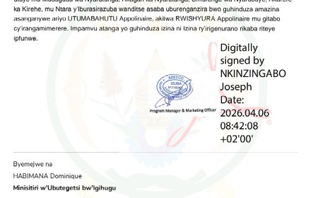 ITANGAZO RYO GUHINDUZA AMAZINA