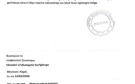 ITANGAZO RYO GUHINDUZA AMAZINA