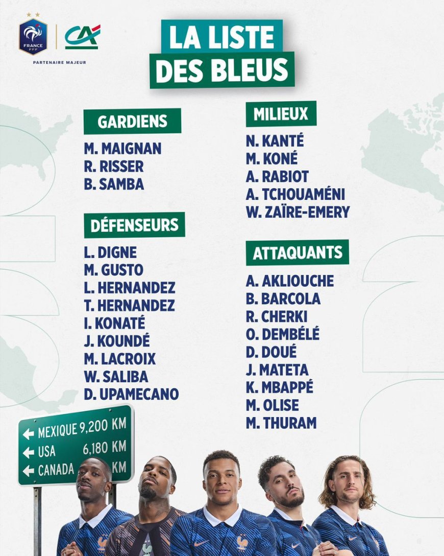 Didier Dechamps yahamagaye abakinnyi batarimo Camavinga.