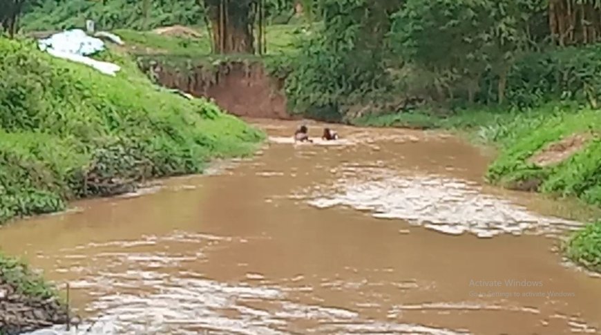 Gasabo :Ababyeyi bahangayikishijwe n’abana bidumbaguza mu mugezi wa nyabugogo