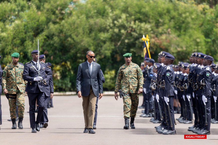 Perezida Paul Kagame yahaye ipeti rya AIP aba ofisiye 436 bashya muri Polisi.