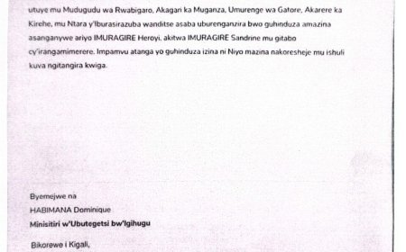 ITANGAZO RYO GUHINDUZA AMAZINA