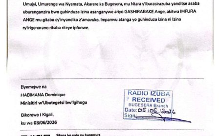 ITANGAZO RYO GUHINDUZA AMAZINA
