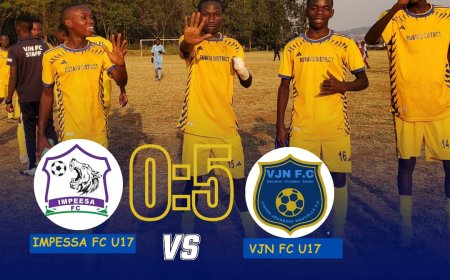 Vision Jeunesse Nouvelle FC yatsinze Impessa FC muri 1/2 mu irushanwa ry'abatarengeje imyaka 17