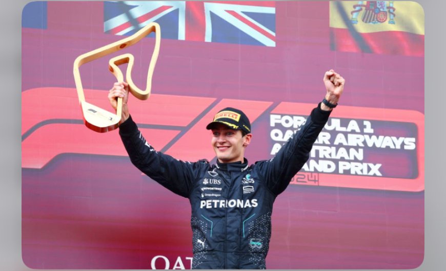 Formula 1: George Russell yegukanye Grand Prix ya Austria, nyuma y’igitutu cya Max Verstappen.