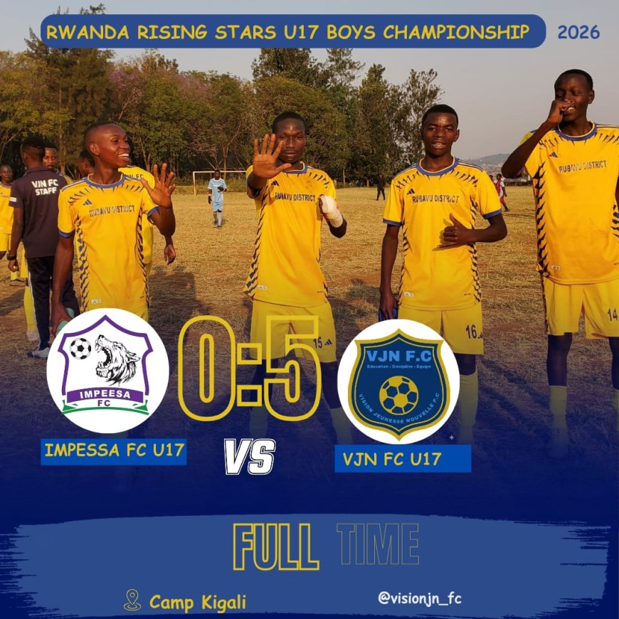Vision Jeunesse Nouvelle FC yatsinze Impessa FC muri 1/2 mu irushanwa ry'abatarengeje imyaka 17