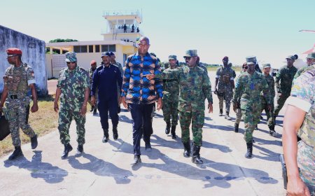 Cabo Delgado:Perezida wa Repubulika ya Mozambique yasuye inzego z'umutekano z'u Rwanda