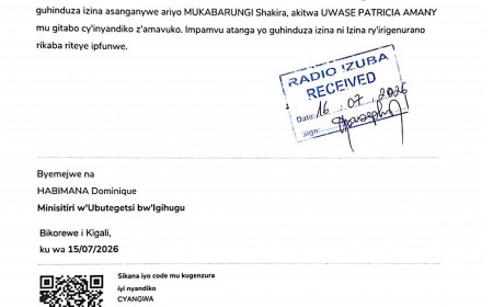 ITANGAZO RYO GUHINDUZA AMAZINA