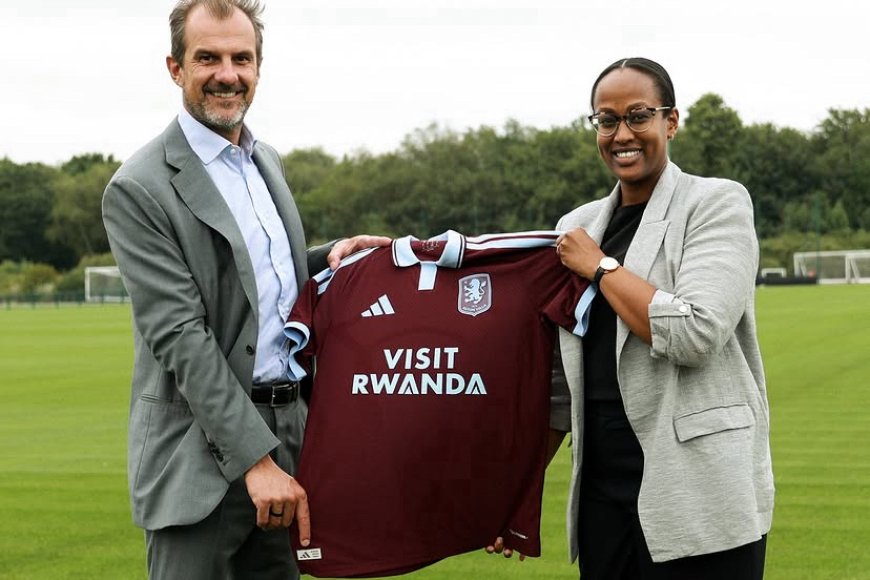 Aston Villa yasinyanye amasezerano y’ubufatanye na Visit Rwanda