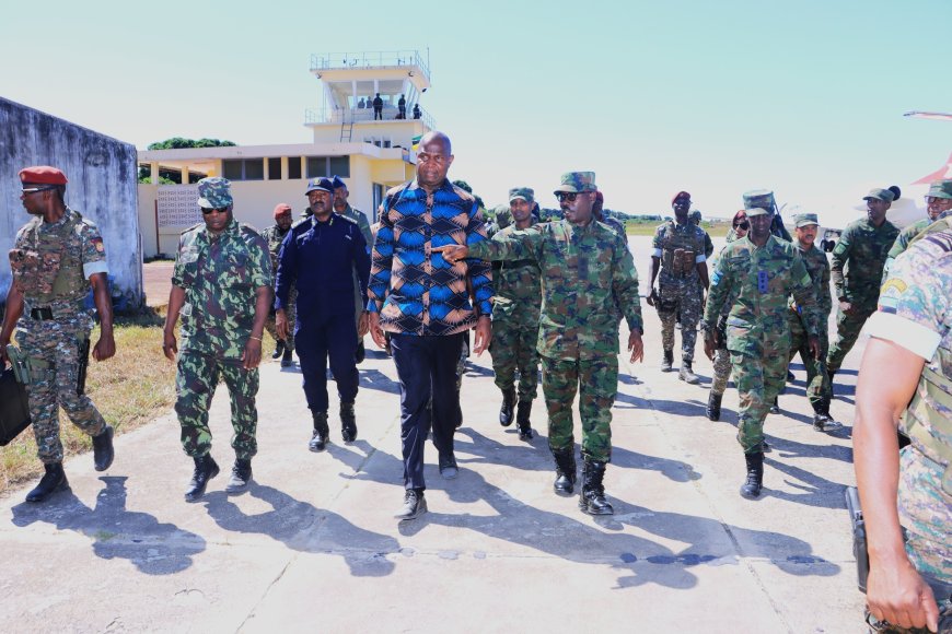 Cabo Delgado:Perezida wa Repubulika ya Mozambique yasuye inzego z'umutekano z'u Rwanda