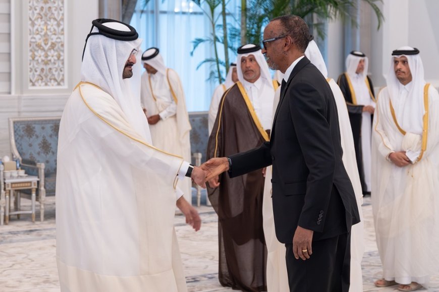 Perezida Paul Kagame yageze i Doha Gutabara