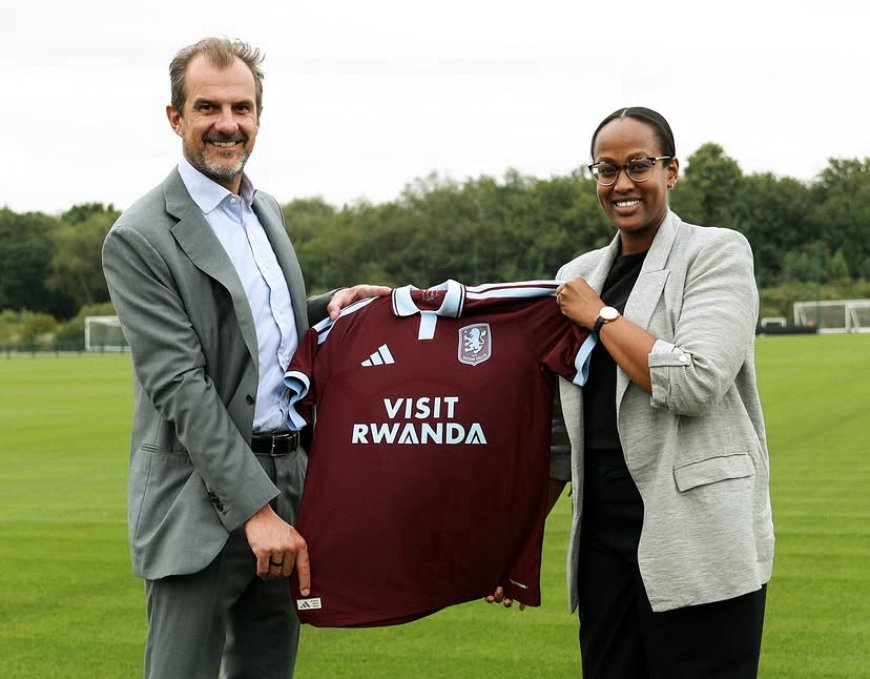 Aston Villa yasinyanye amasezerano y’ubufatanye na Visit Rwanda