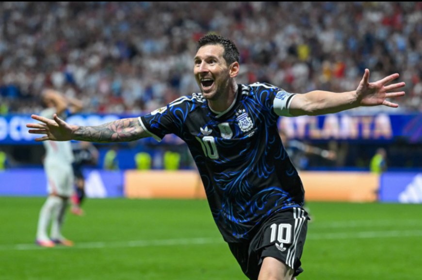 Messi yongeye kwandika amateka mu gikombe cy'Isi